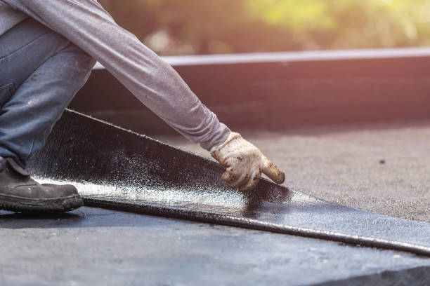 Professional Crawl Space Encapsulation technician working in Uniopolis, OH